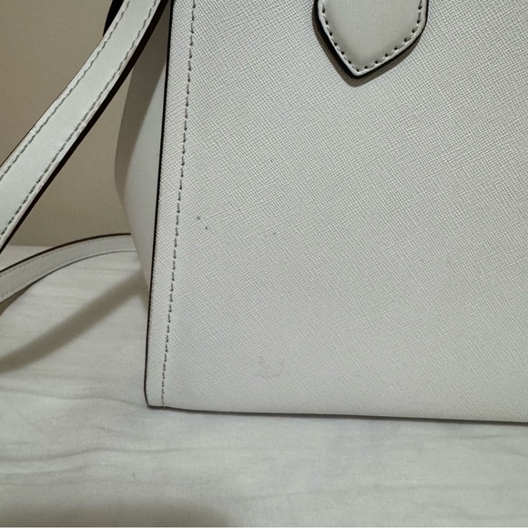 Michael Kors White Handbag Satchel - Picture 5 of 16